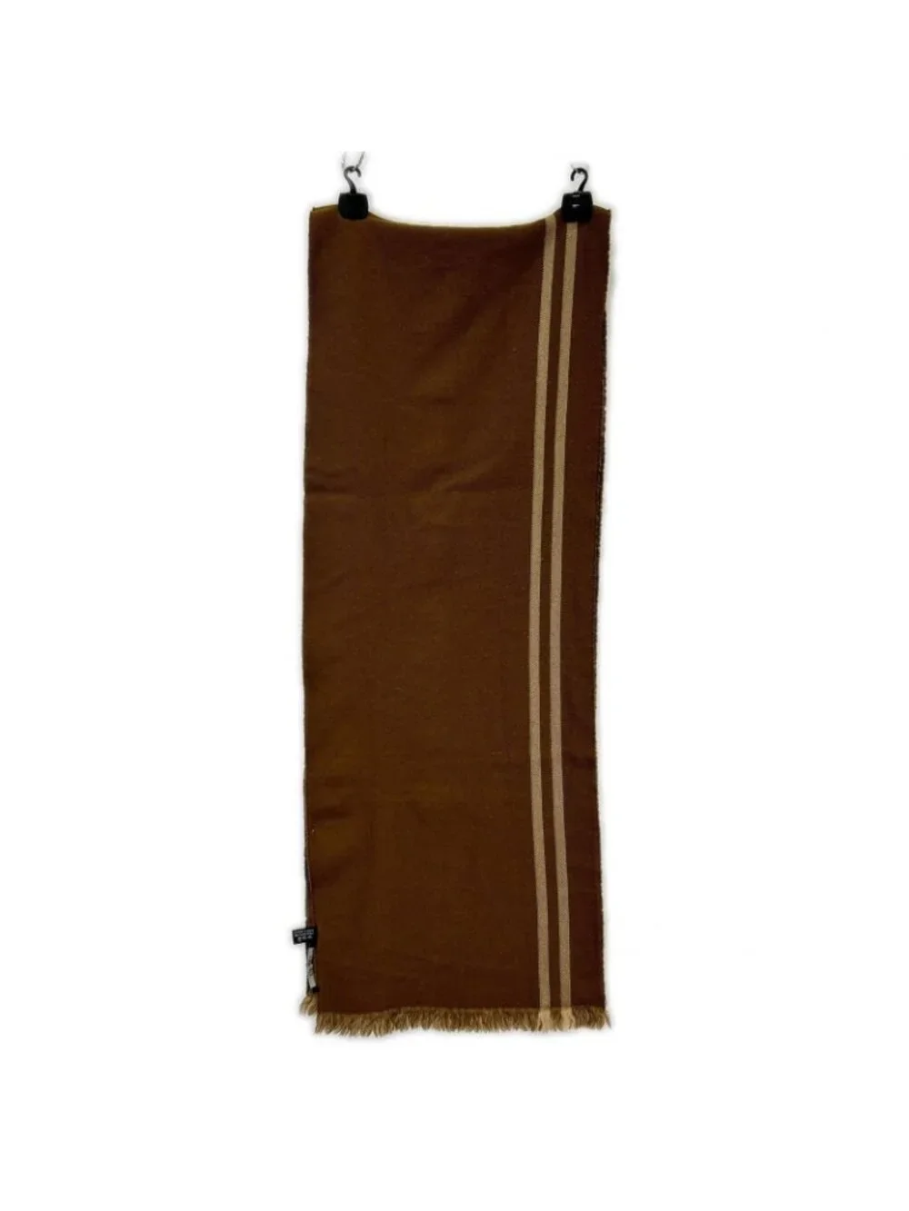 Gucci GG Pattern Fringe Wool Scarf